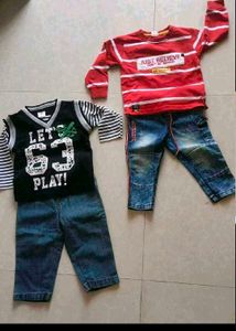 combo of 4 Boys Clothing Set
