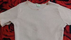 Baby Pink Ripped Top Brand SSS