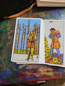 Tarot Card Deck With Velvet Pouch And Guidebook