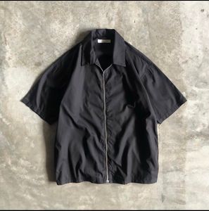 Stylish Black Zip-Up Shirt