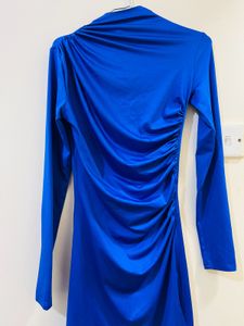 Blue Bodycon Mini Dress
