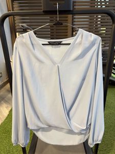 Dorothy Perkins Baby Blue Colour Blouse