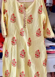 Yellow Kurta