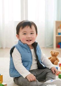 Baby Blue Puffer Vest