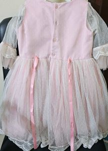 Pink Floral Girl&#39;s Party Dress