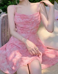 Printed A Line Dress