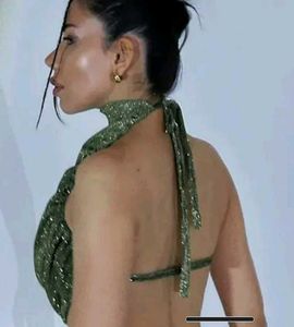 Backless Crop Top And Skirt Dress for women