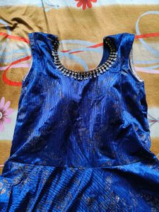 SALE::Blue Embellished Gown
