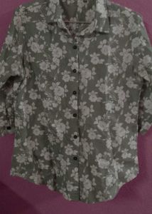 Floral Button-Down Shirt