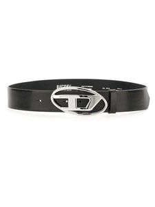 Diesel Belt with Logo Buckle