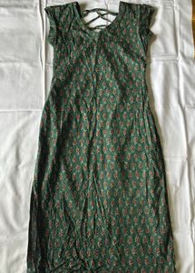 BACK TIE UP PRINTED  PINTERESTY KURTI🎀
