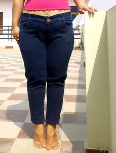 Skinny Fit Jeans For Women Mid Weist