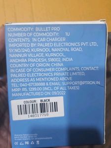 pTron Bullet Pro QC3.0 Car Mobile Charger