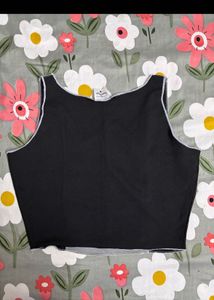 Color Block Crop Tank Top