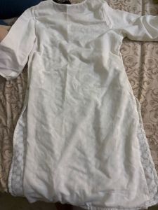 White Cotton Kurta