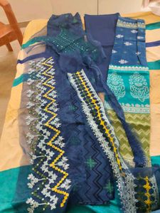 Hazzell Women&#39;s Cotton Dupatta Suit
