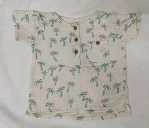 Palm Tree Print Baby Shirt