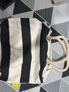 Forever 21 Striped Tote Bag