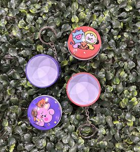 BTS tin Box Keychain