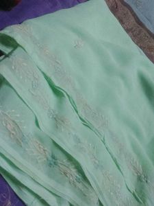 Elegant Green Saree