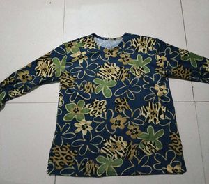 Floral Print Long Sleeve Top