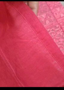 Pink Embroidered Kurti
