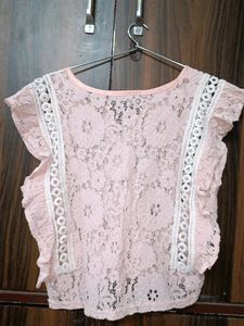 Kelejia Peach Lace Top🍒