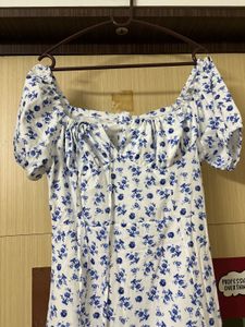 NEWME Floral Midi Dress with Slit