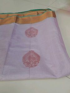 Lavender Silk Cotton Saree...