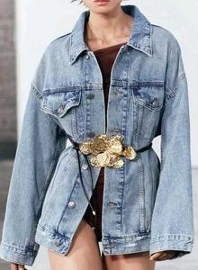 ZARA Gold Flower Crafted Belt