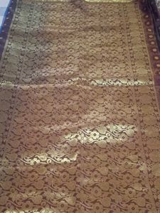 Beautiful Brown &amp; Gold Sari