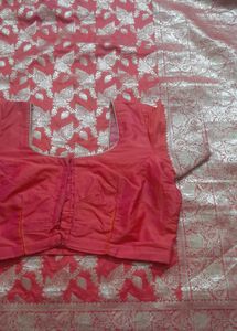 silk banarasi saree ready to wear