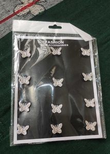 Butterfly Hair Clips (Set of 9)