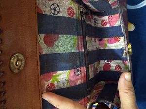 Vintage Leather Crossbody Bag