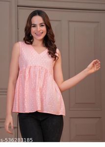 Pink Printed Top