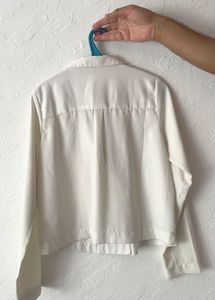 White Blazer Top