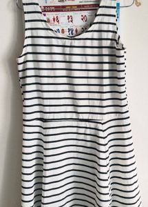 Striped Sleeveless Dress