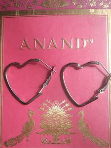 Heart Hoop Earrings
