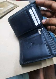 Black Mens Leather Wallet
