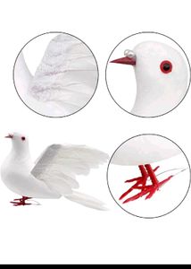 Simulation Foam White Feather Dove Pigeon