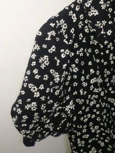 Black&amp;White Floral Top For Girls +Freebies