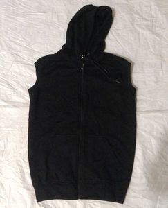 Sleeveless Zip-Up Hoodie