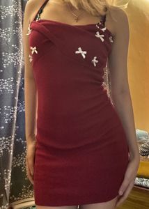 Cute maroon Mini Dress