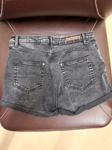 Black Y2K Shorts