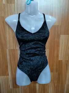 Black Velvet Bodysuit