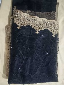 Elegant Black Saree
