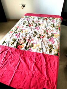 Floral Cotton Double Bedsheet
