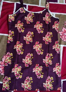 Floral Print Night DressThis Is Cotton