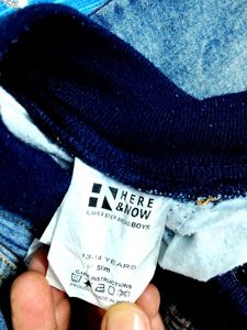 Stylish Men&#39;s Blue Denim Joggers