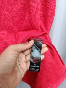 Imported Chic Red Dress ❤️